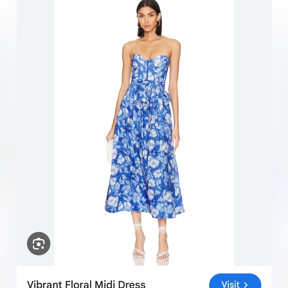 Bardot Vibrant floral midi dress